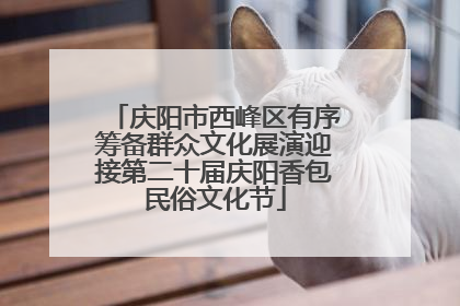 庆阳市西峰区有序筹备群众文化展演迎接第二十届庆阳香包民俗文化节
